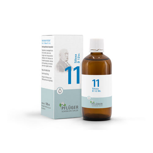 BIOCHEMIE Pflüger 11 Silicea D 12 Tropfen