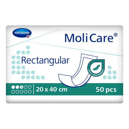 MOLICARE rectangular 3 Tropfen 20x40 cm