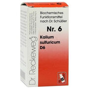 BIOCHEMIE 6 Kalium sulfuricum D 6 Tabletten