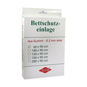 BETTEINLAGE Gummiplatte 0,3 mm 60x90 cm weiß