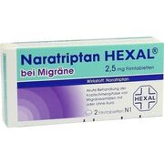 NARATRIPTAN HEXAL bei Migräne 2,5 mg Filmtabletten