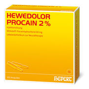 HEWEDOLOR Procain 2% Injektionslösung in Ampullen