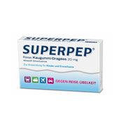SUPERPEP Reise Kaugummi Dragees 20 mg