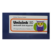 UNIZINK 50 magensaftresistente Tabletten