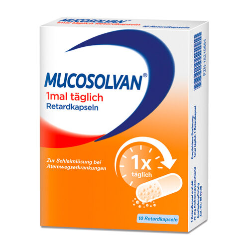 MUCOSOLVAN 1mal täglich Retardkapseln