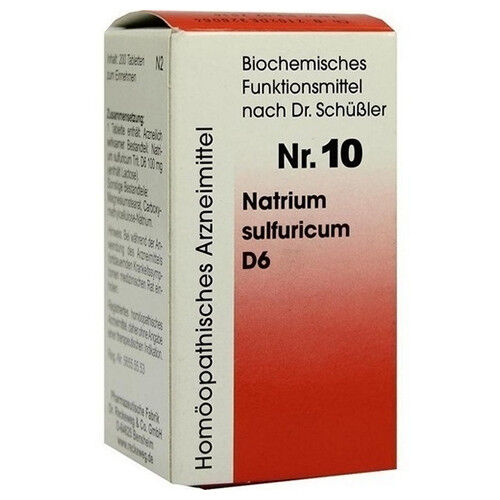 BIOCHEMIE 10 Natrium sulfuricum D 6 Tabletten