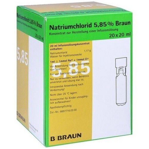 NATRIUMCHLORID 5,85% Braun MPC Infusionslsg.-Konz.