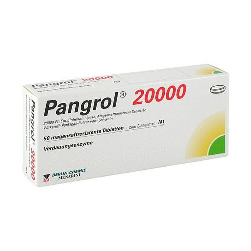 PANGROL 20.000 magensaftresistente Tabletten