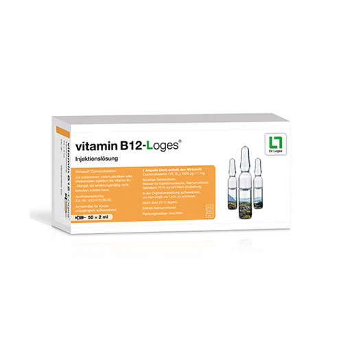 VITAMIN B12 Loges Injektionsloesung Ampullen 50X2 ml Medipolis