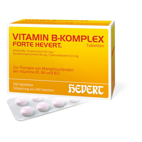 VITAMIN B Komplex forte Hevert Tabletten 200 St Medipolis