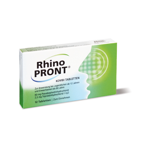 RHINOPRONT Kombi Tabletten 12 St - Medipolis Intensivshop