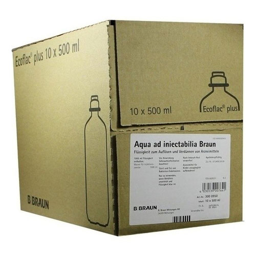AQUA AD INJECTABILIA Ecoflac Plus Infusionsloesung 10X500 ...